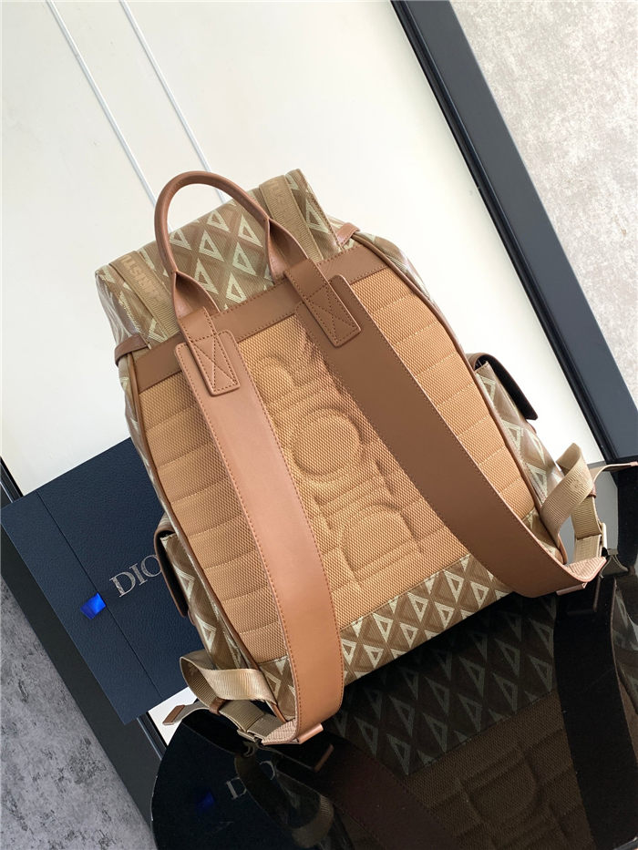Dior Hit The Road Backpack Diamond Canvas LB14003 (3)