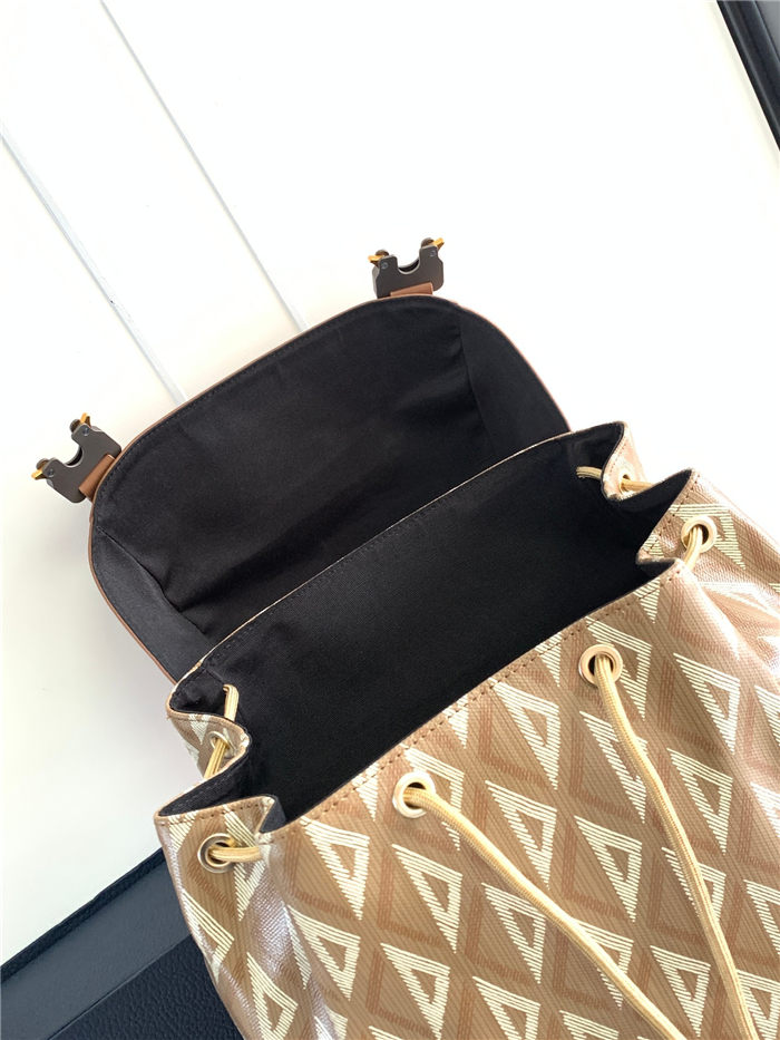 Dior Hit The Road Backpack Diamond Canvas LB14003 (5)