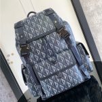 Dior Hit The Road Backpack Diamond Canvas LB14004 (1)