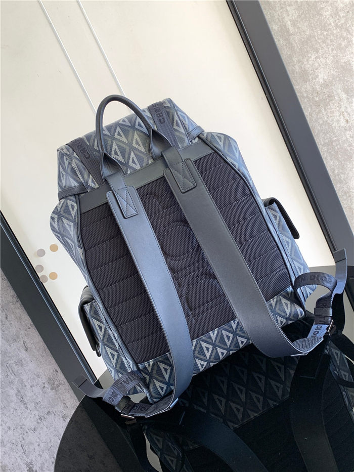 Dior Hit The Road Backpack Diamond Canvas LB14004 (3)