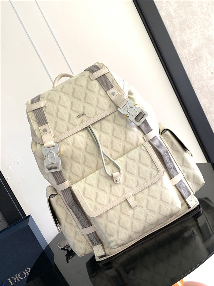 Dior Hit The Road Backpack Diamond Canvas LB14005 (1)