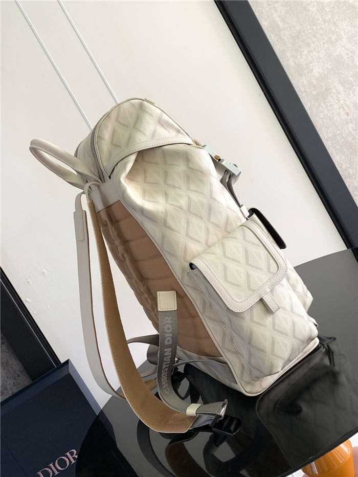 Dior Hit The Road Backpack Diamond Canvas LB14005 (7)