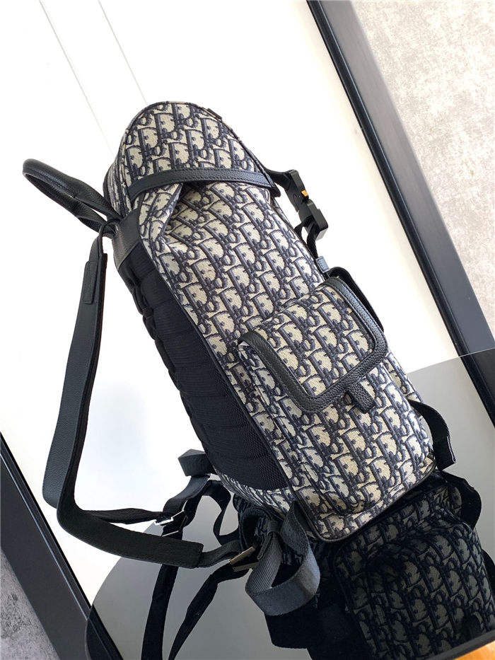Dior Hit The Road Backpack Oblique Jacquard LB14006 (2)