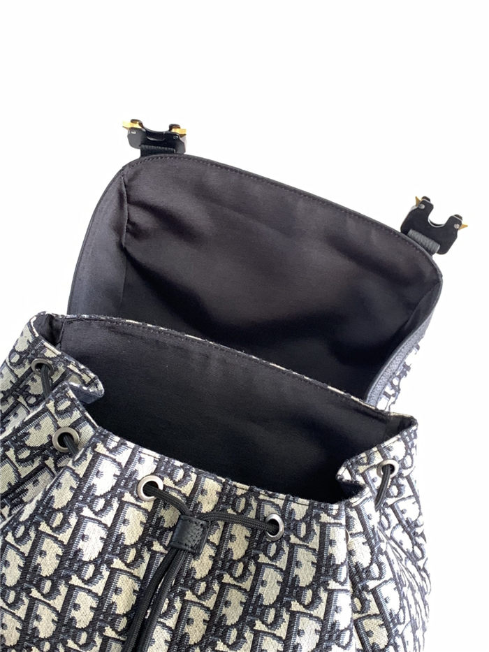 Dior Hit The Road Backpack Oblique Jacquard LB14006 (3)