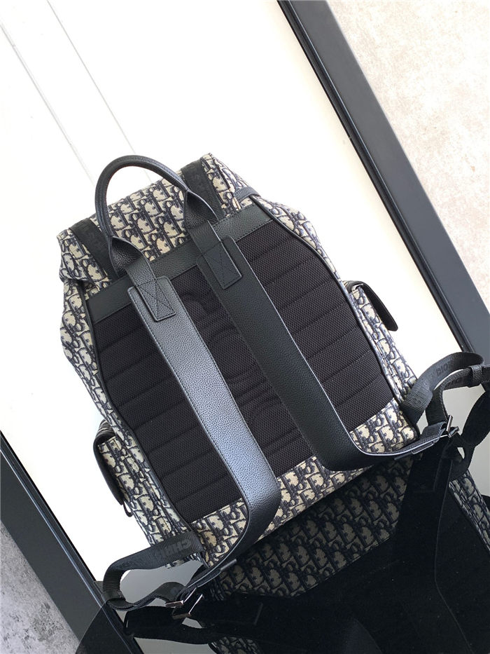 Dior Hit The Road Backpack Oblique Jacquard LB14006 (4)