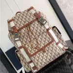 Dior Hit The Road Backpack Oblique Jacquard LB14007 (1)