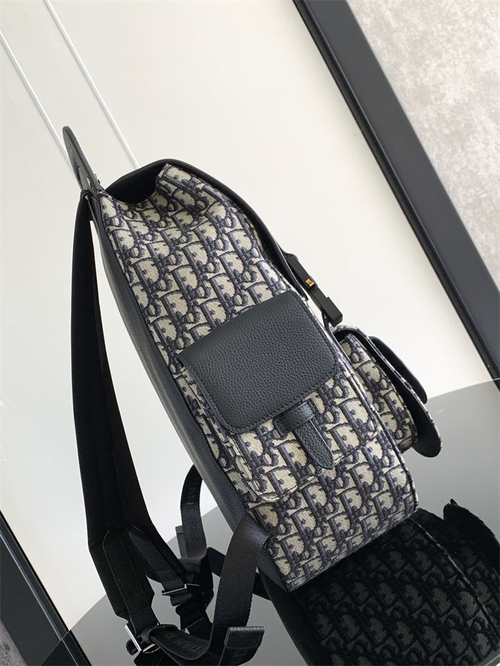 Dior Maxi Gallop Backpack Oblique Jacquard LB14690 (5)