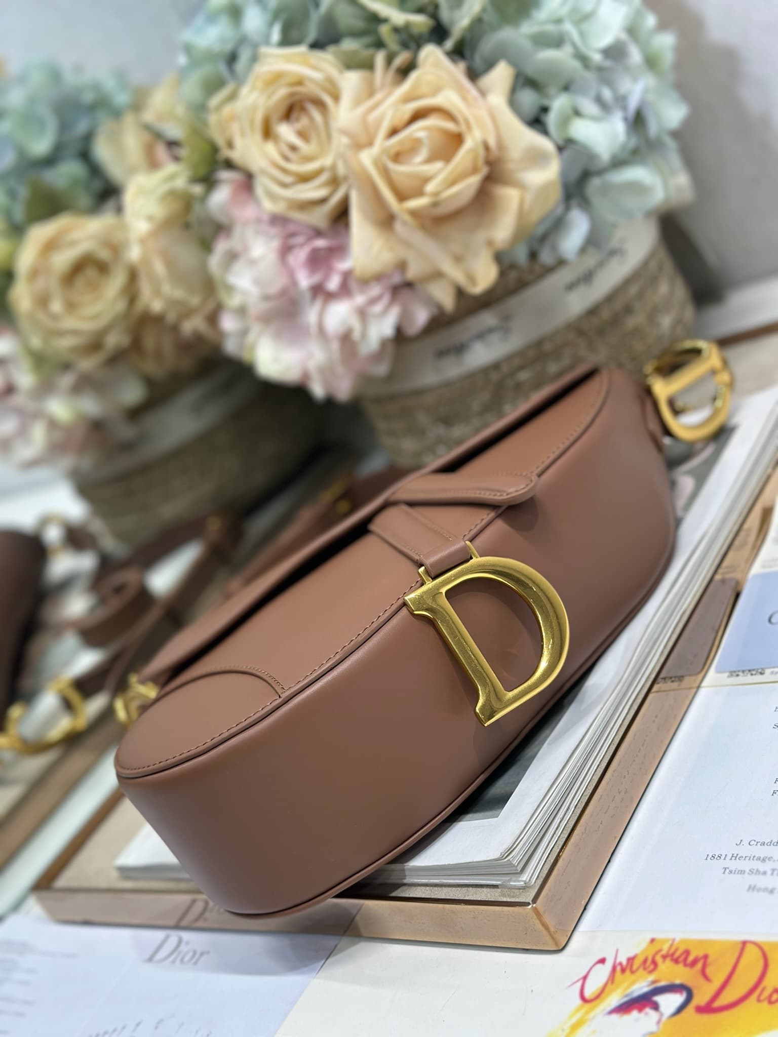 Dior SADDLE BAG Calfskin LB21749 (5)