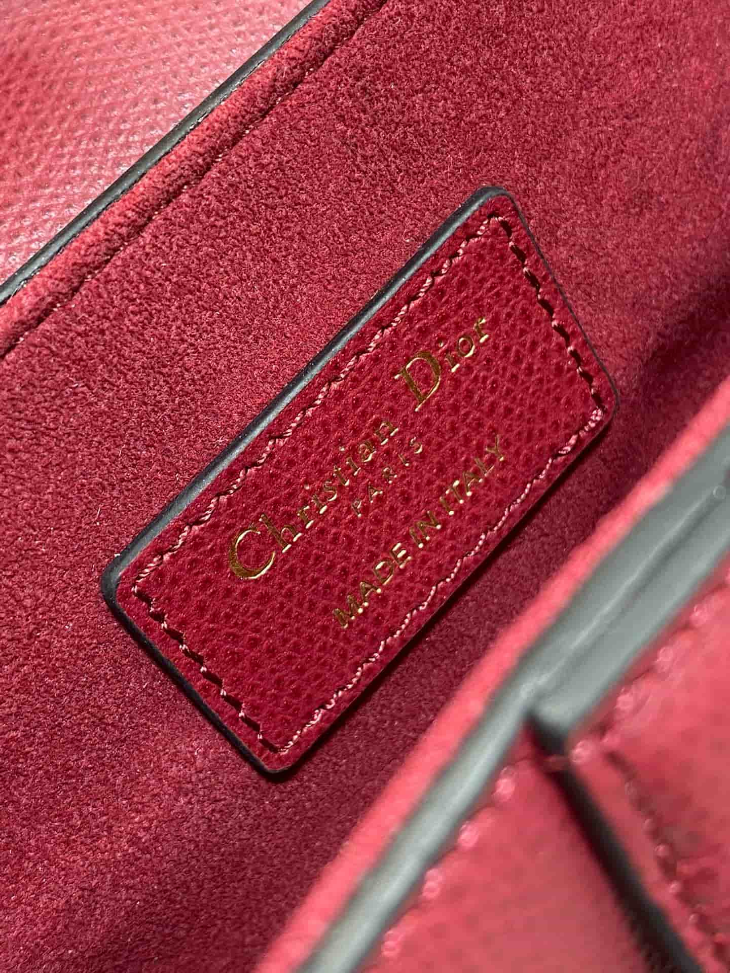 Dior SADDLE BAG Grained Calfskin LB21743 (3)