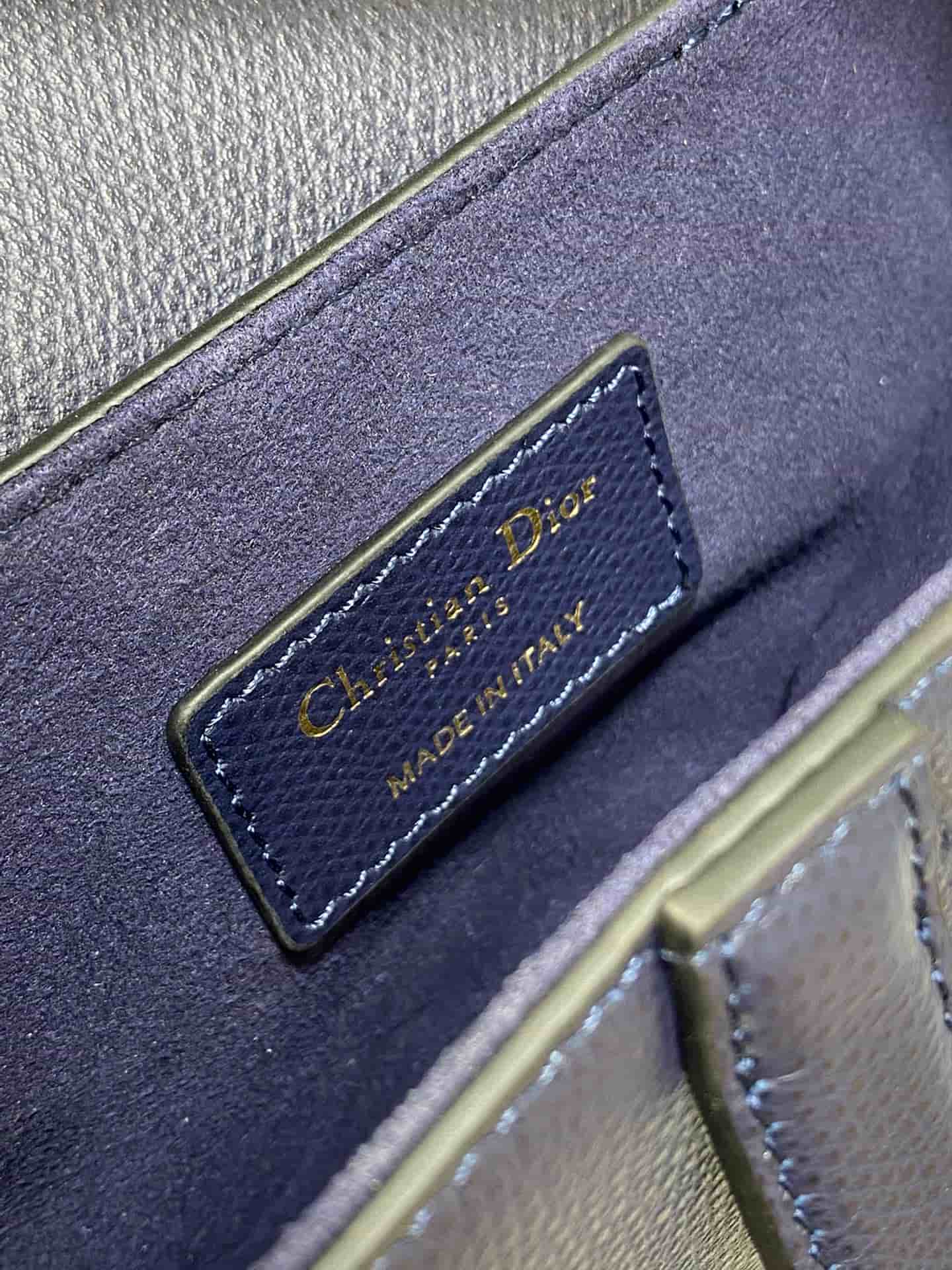 Dior SADDLE BAG Grained Calfskin LB21744 (6)