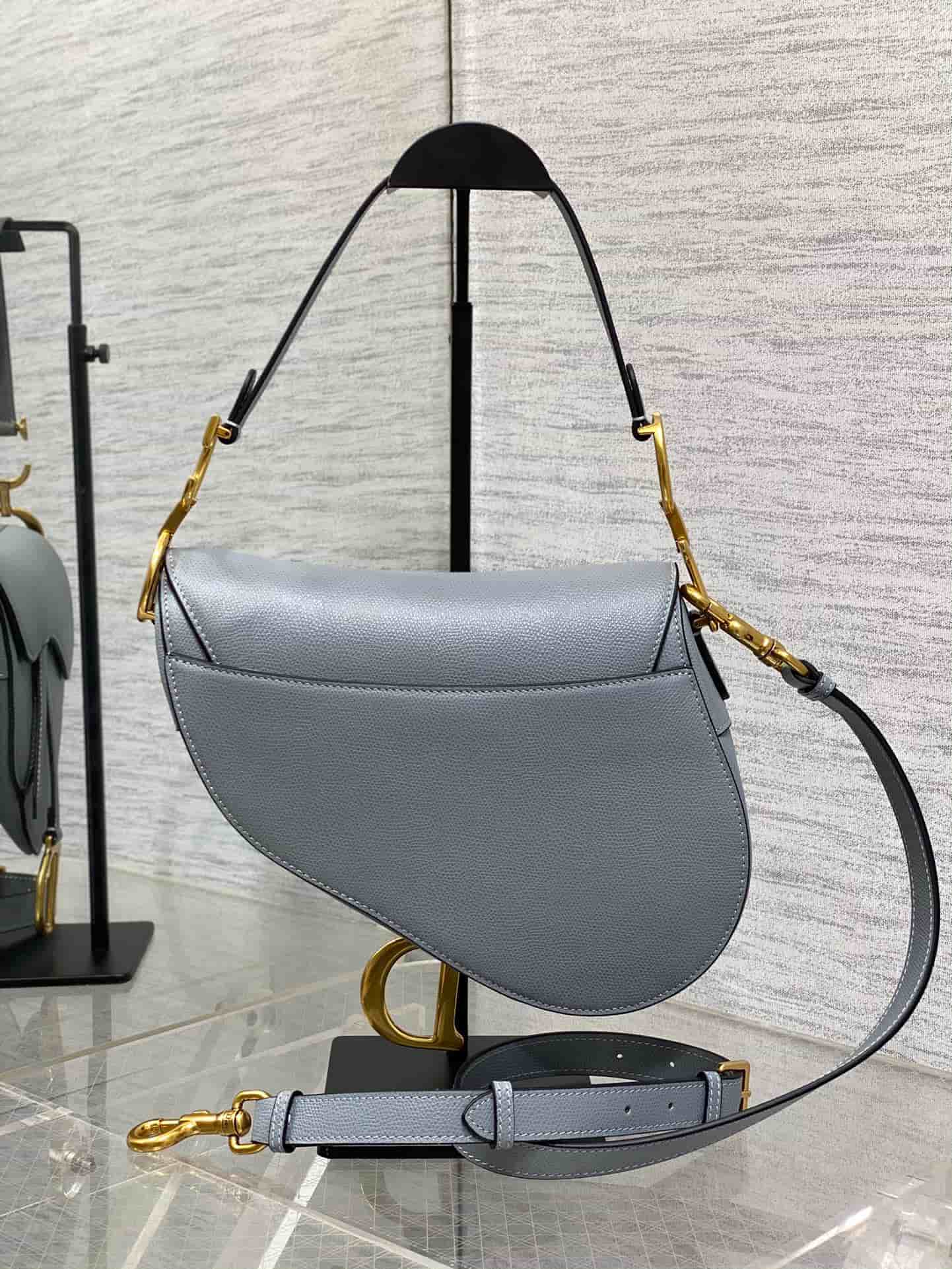 Dior SADDLE BAG Grained Calfskin LB21745 (3)