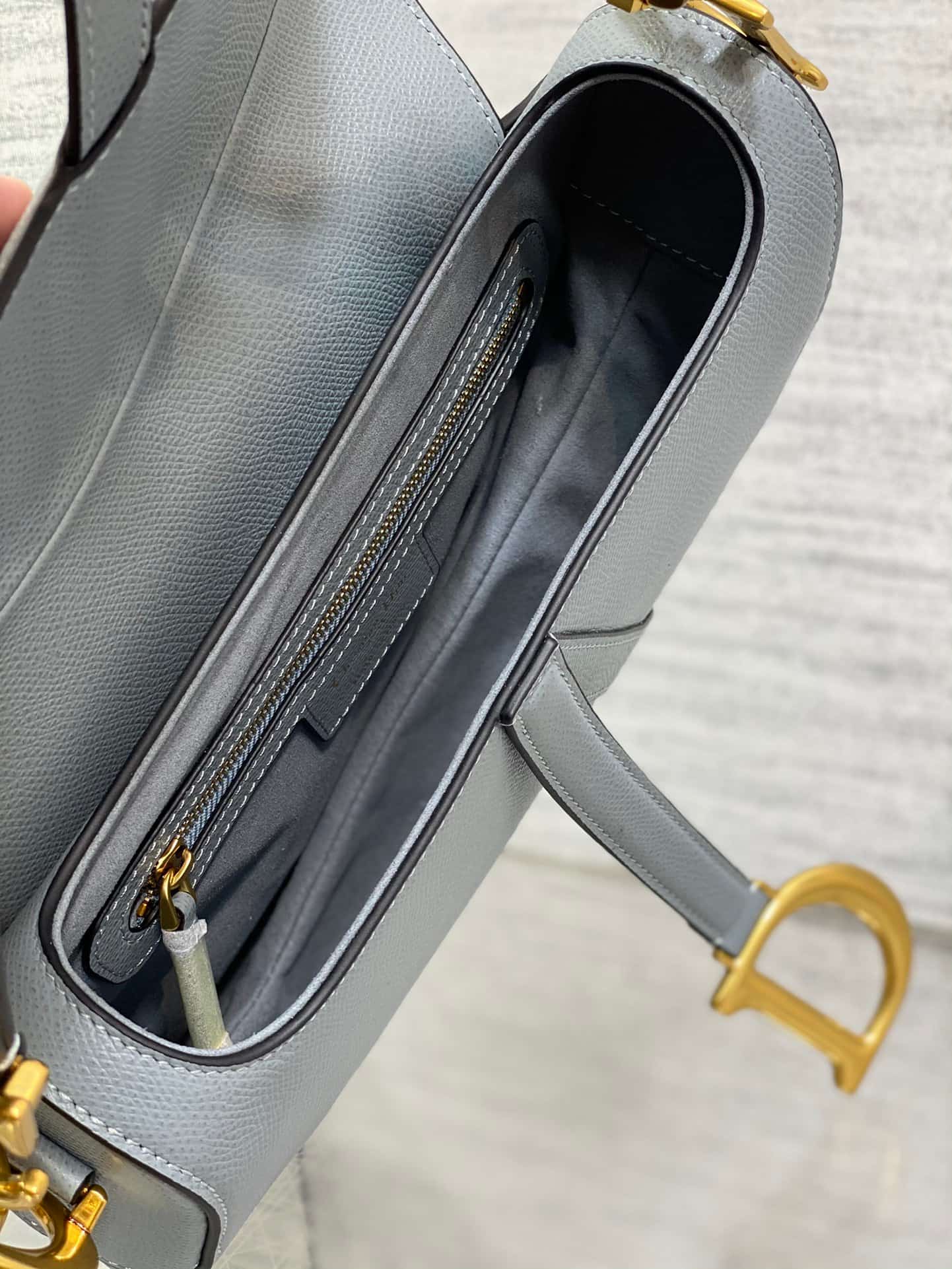 Dior SADDLE BAG Grained Calfskin LB21745 (6)