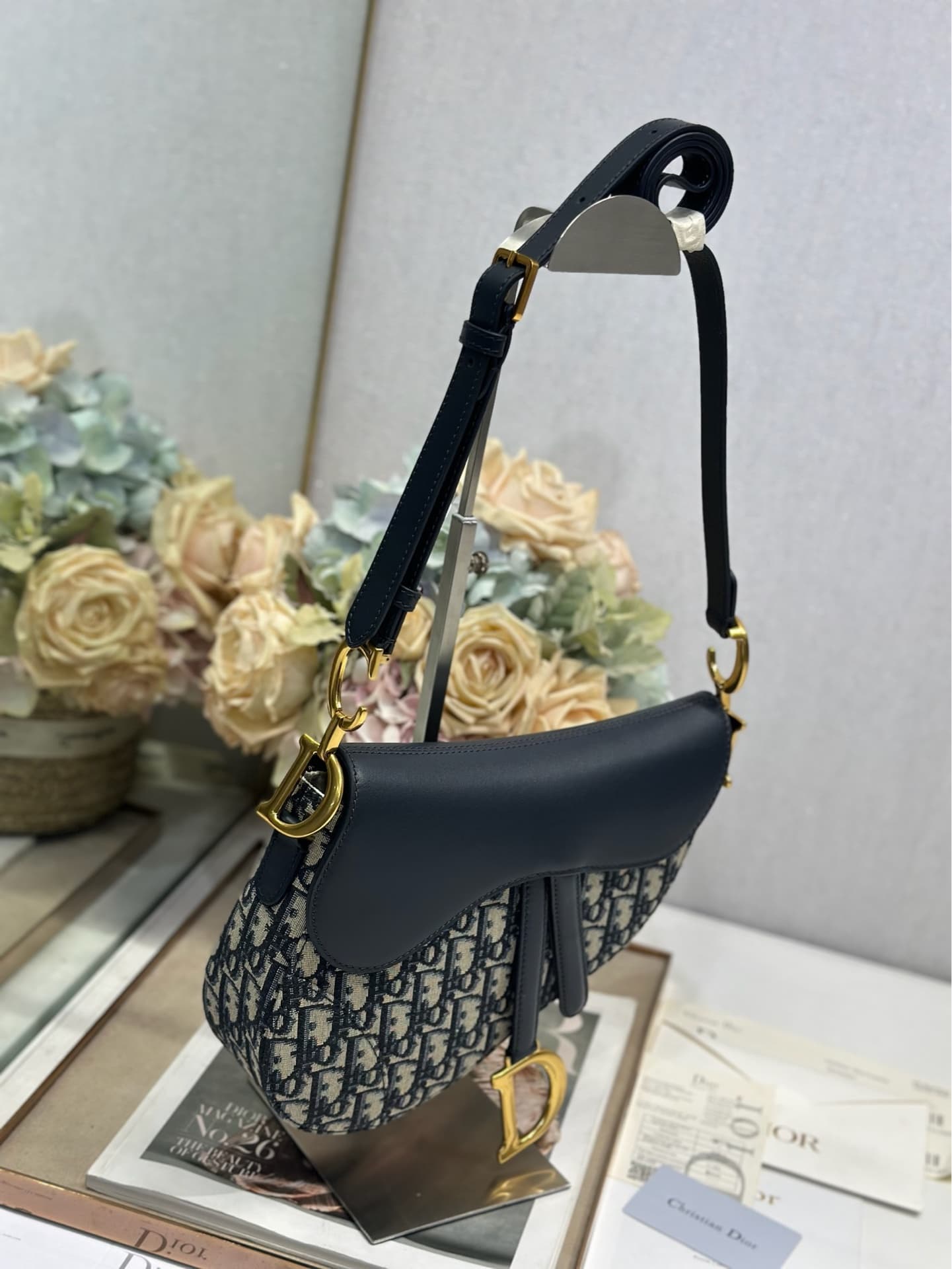 Dior SADDLE BAG Oblique Jacquard LB21747 (2)