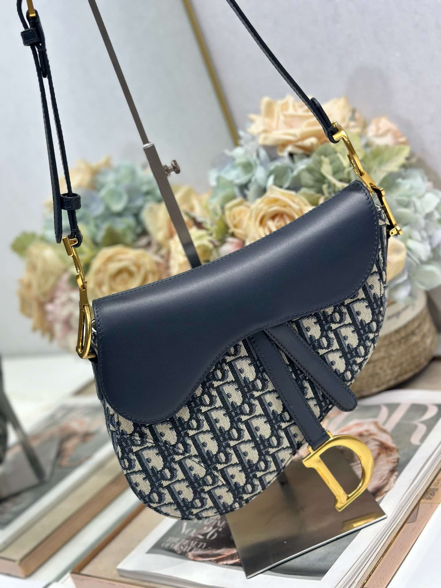 Dior SADDLE BAG Oblique Jacquard LB21747 (3)