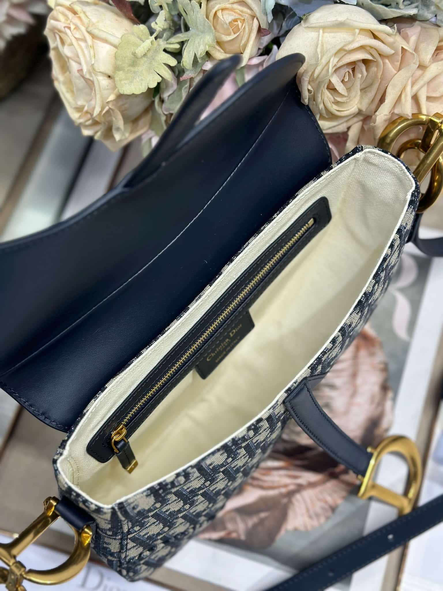 Dior SADDLE BAG Oblique Jacquard LB21747 (5)