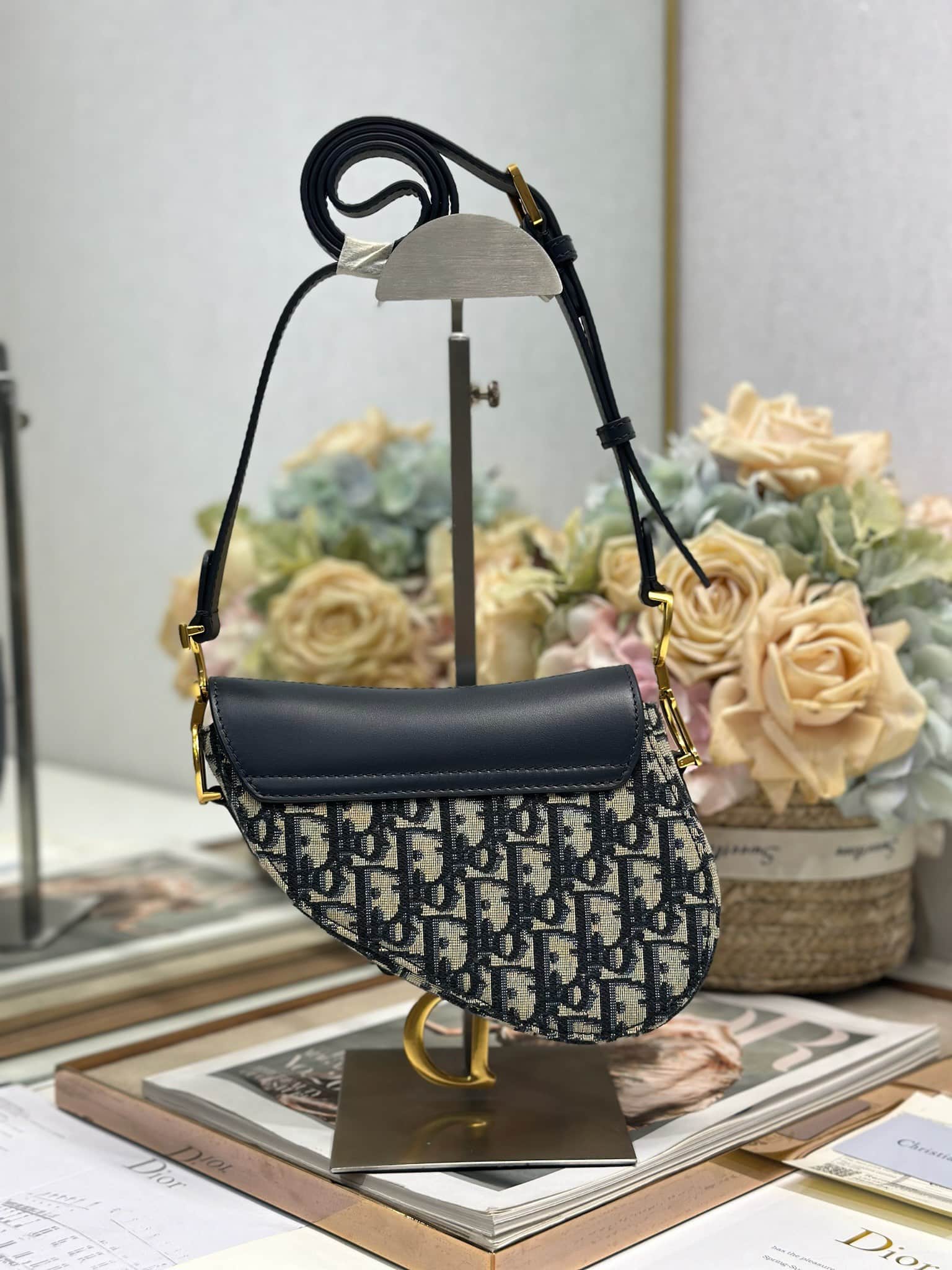 Dior SADDLE BAG Oblique Jacquard LB21748 (3)