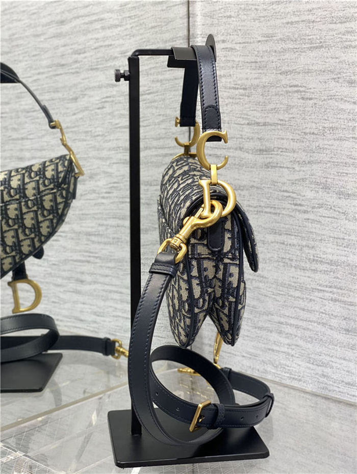 Dior SADDLE BAG Oblique Jacquard LB3200 (3)