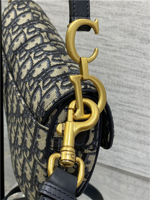 Dior SADDLE BAG Oblique Jacquard LB3200 (6)