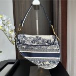 Dior SADDLE BAG Toile de Jouy Embroidery LB8132 (2)