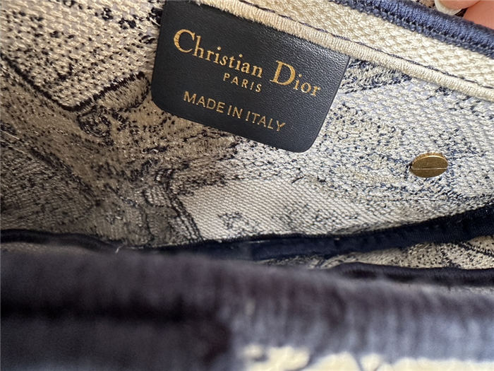 Dior SADDLE BAG Toile de Jouy Embroidery LB8132 (3)