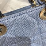 LADY D-JOY BAG Cannage Cannage Denim LB11032 (3)