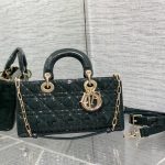 LADY D-JOY BAG Patent Cannage Calfskin LB12374 (1)