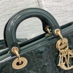 LADY D-JOY BAG Patent Cannage Calfskin LB12374 (5)