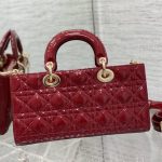 LADY D-JOY BAG Patent Cannage Calfskin LB12375 (2)