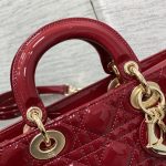 LADY D-JOY BAG Patent Cannage Calfskin LB12375 (5)