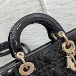 LADY D-JOY BAG Patent Cannage Calfskin LB12378 (3)