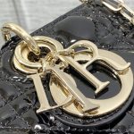 LADY D-JOY BAG Patent Cannage Calfskin LB12378 (4)