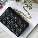 LADY Dior CHAIN POUCH Cannage Lambskin LB10076 (6)