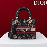 Lady D-Lite Bag Toile de Jouy Palms Embroidery LB16402 (1)