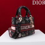 Lady D-Lite Bag Toile de Jouy Palms Embroidery LB16402 (2)