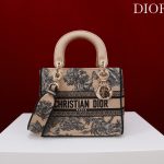 Lady D-Lite Bag Toile de Jouy Palms Embroidery LB16934 (1)