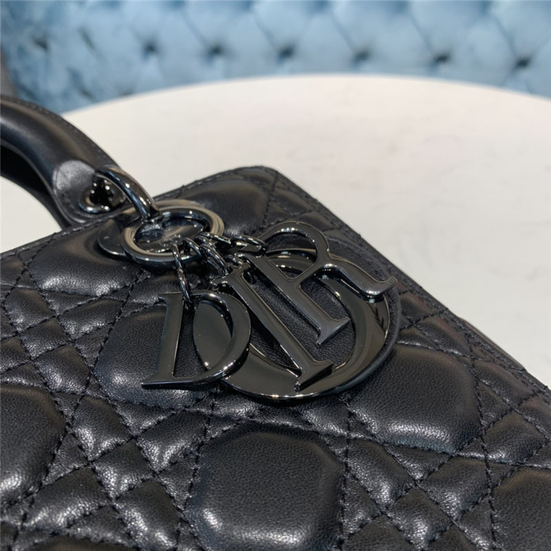 MEDIUM LADY Dior BAG Cannage Lambskin LB8349 (6)