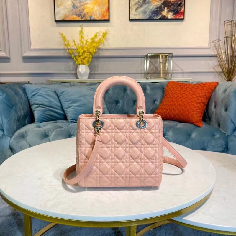 MEDIUM LADY Dior BAG Cannage Lambskin LB8538 (3)