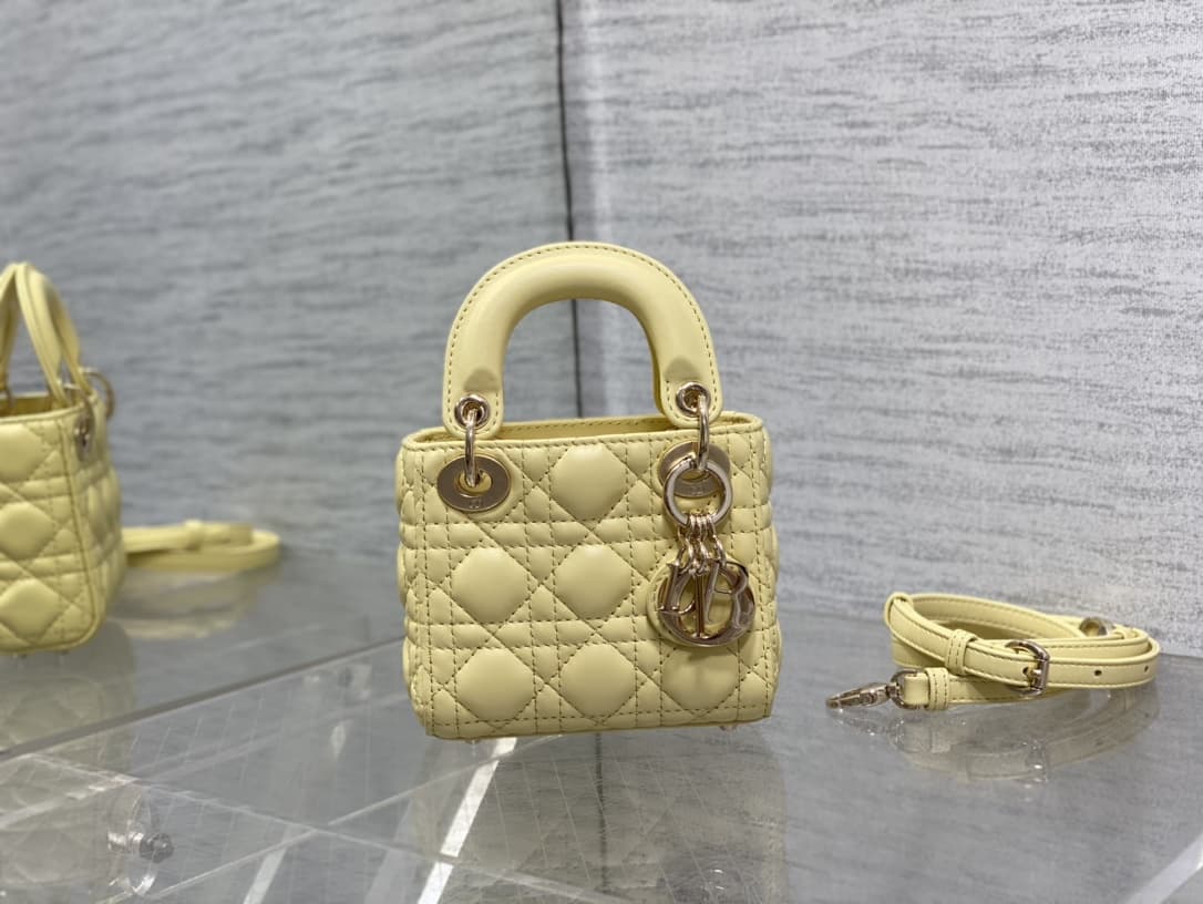 MICRO LADY Dior BAG Cannage Lambskin LB1039 (1)