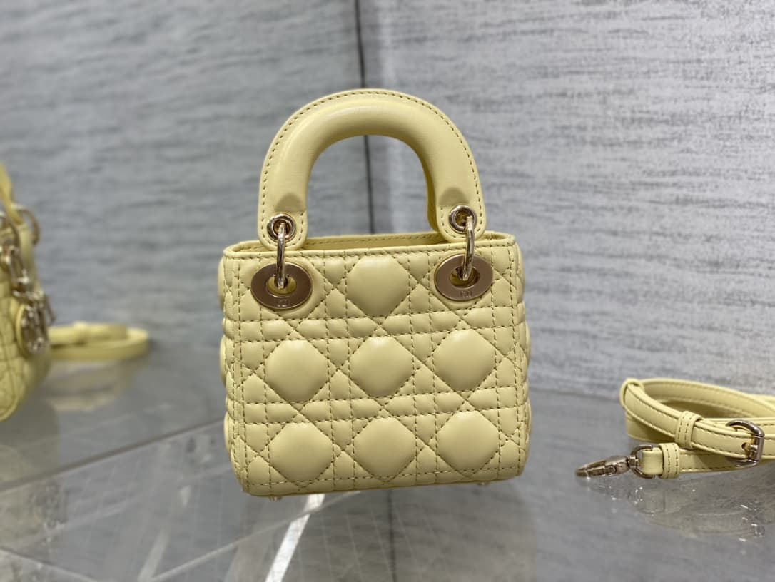 MICRO LADY Dior BAG Cannage Lambskin LB1039 (3)