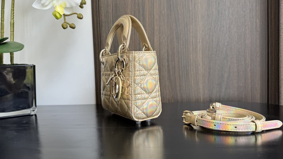 MICRO LADY Dior BAG Cannage Lambskin LB1041 (3)