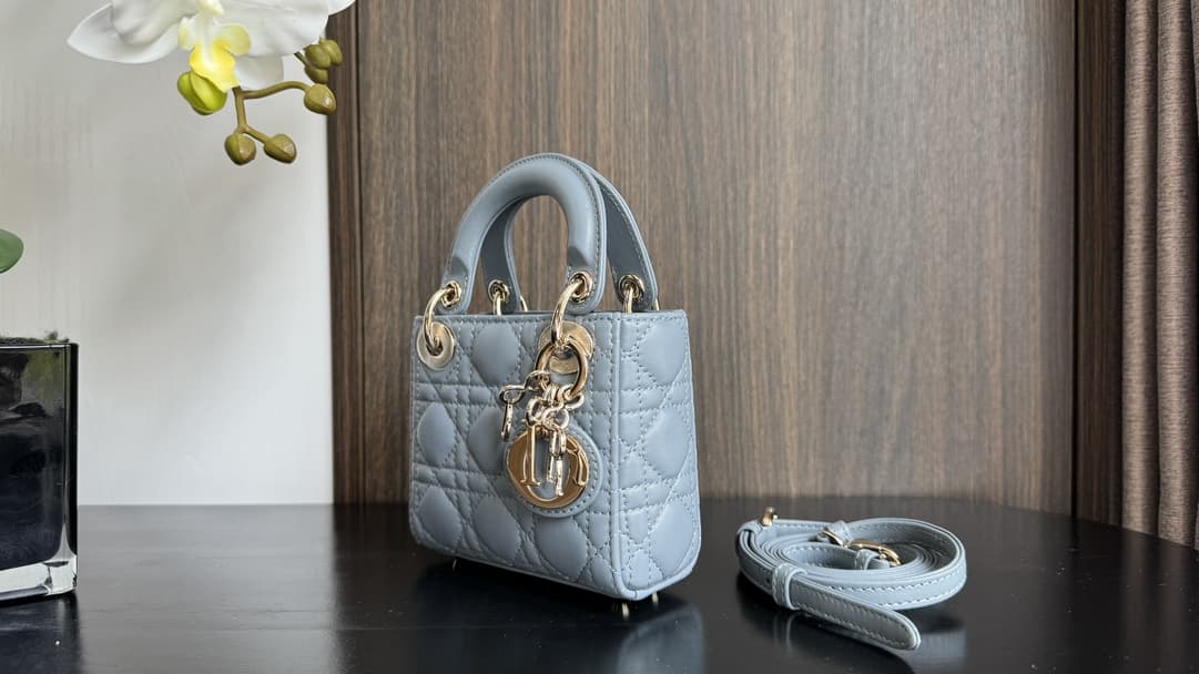 MICRO LADY Dior BAG Cannage Lambskin LB3214 (3)