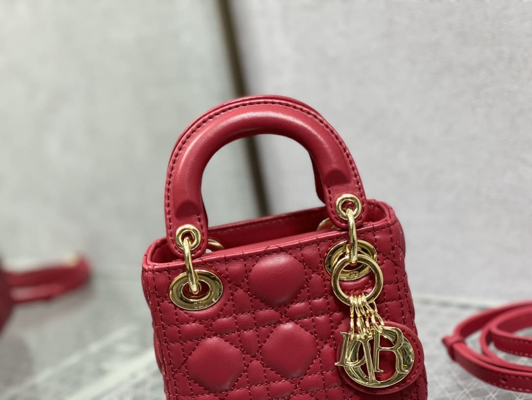 MICRO LADY Dior BAG Cannage Lambskin LB3215 (2)