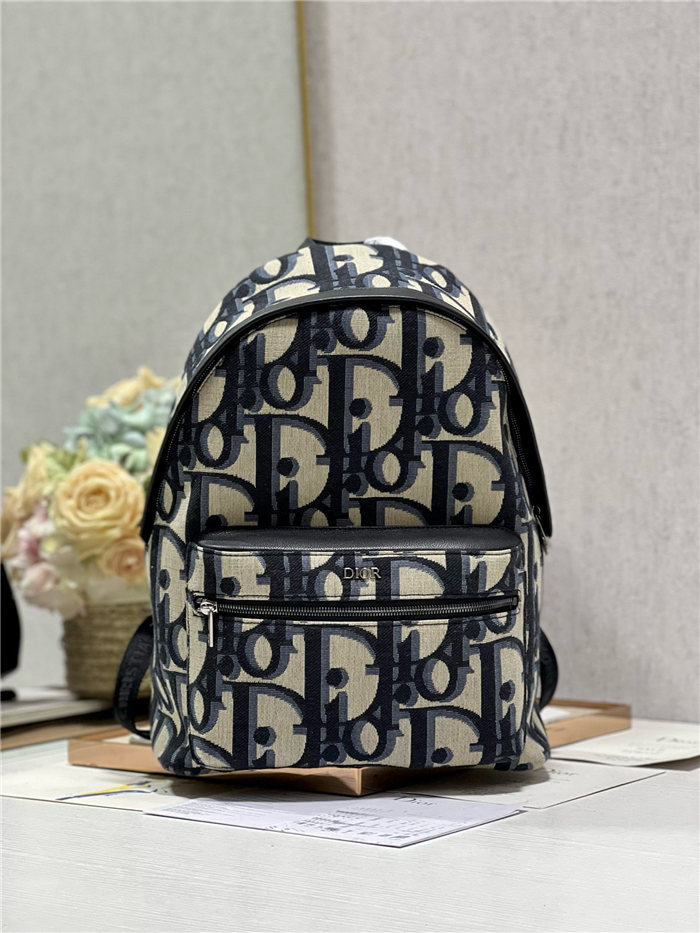 Dior RIDER BACKPACK Maxi Oblique Jacquard LB13653 (1)