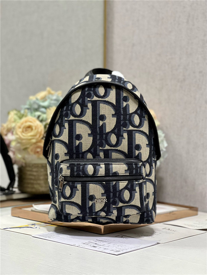 Dior RIDER BACKPACK Maxi Oblique Jacquard LB13654 (1)