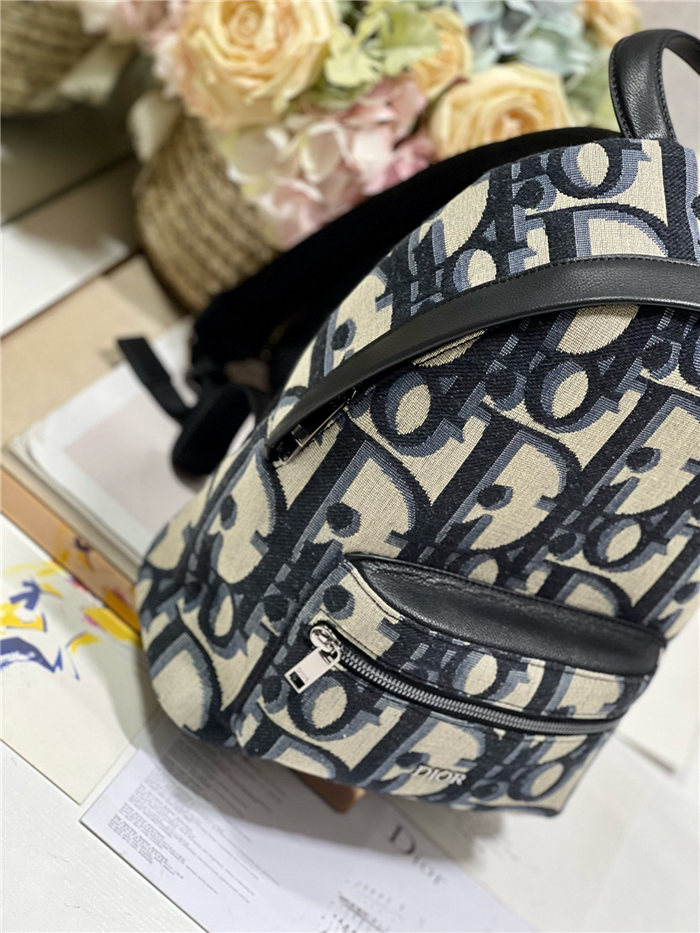 Dior RIDER BACKPACK Maxi Oblique Jacquard LB13654 (6)